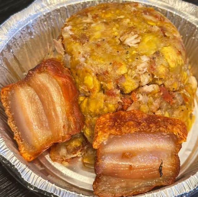 Mofongo De Chicharron.