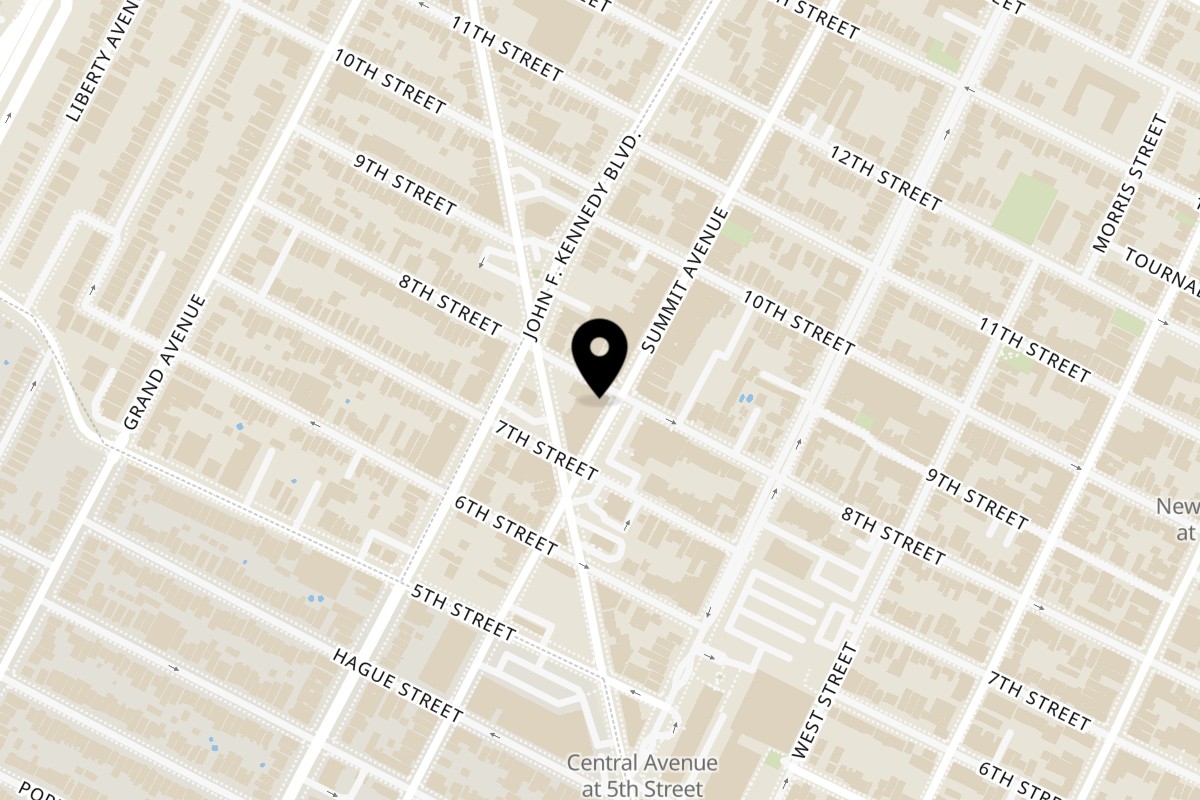 Map showing the location of El Conuco Restaurante on 715 Summit Ave in Union City